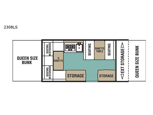 LS Series 2308LS Floorplan
