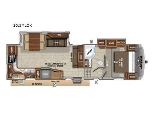 Eagle HT 30.5MLOK Floorplan