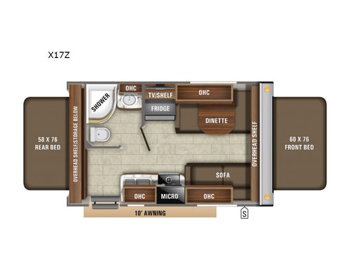 Jay Feather X17Z Floorplan