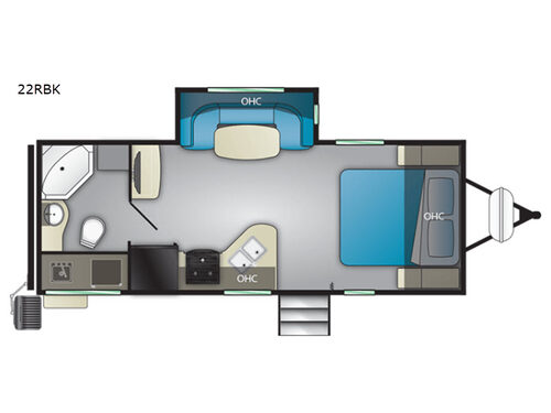 North Trail 22RBK Floorplan