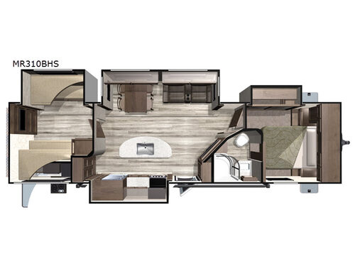 Mesa Ridge MR310BHS Floorplan