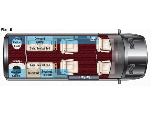 Daycruiser 144 Plan B Floorplan