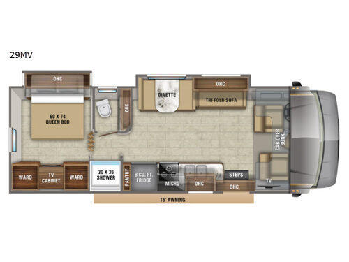 Greyhawk 29MV Floorplan