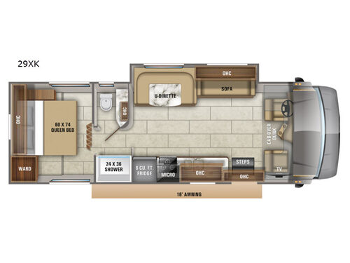 Redhawk 29XK Floorplan