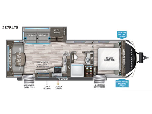 Reflection 287RLTS Floorplan