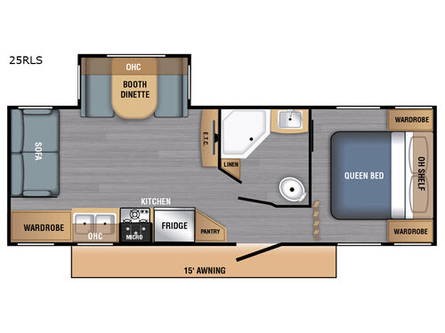 BX Series 25RLS Floorplan