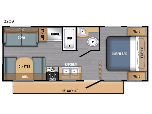 BX Series 22QB Floorplan