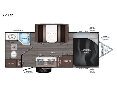 Aura A-21RB Floorplan