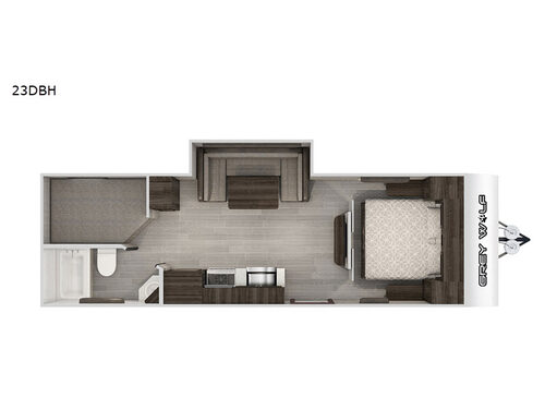 Cherokee Grey Wolf 23DBH Floorplan