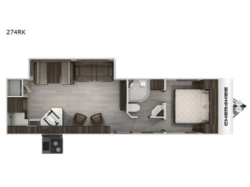 Cherokee 274RK Floorplan