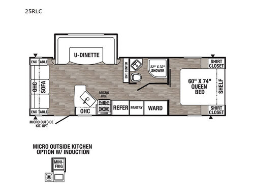 Puma XLE Lite 25RLC Floorplan