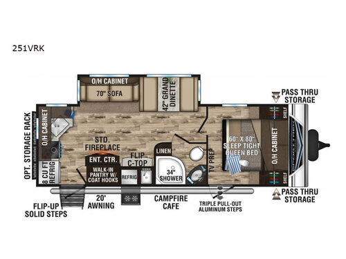SportTrek 251VRK Floorplan
