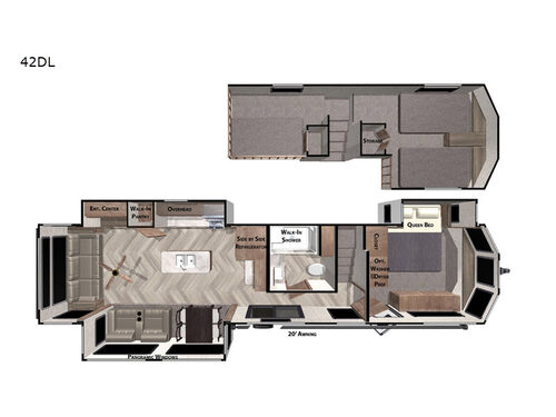 Wildwood Grand Lodge 42DL Floorplan