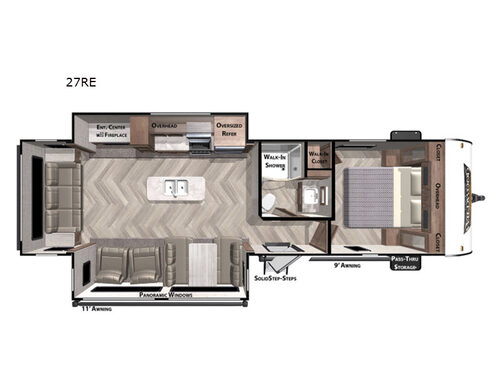 Wildwood 27RE Floorplan