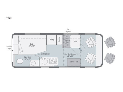 Travato 59G Floorplan