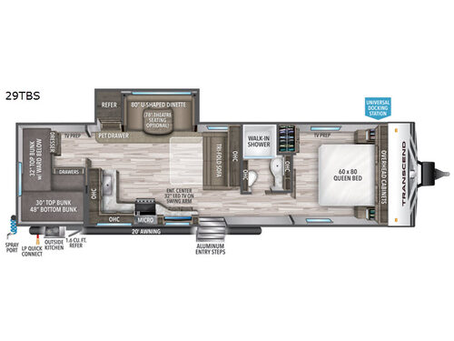 Transcend 29TBS Floorplan