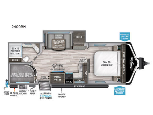 Imagine 2400BH Floorplan