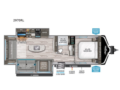 Imagine 2970RL Floorplan