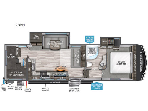 Reflection 28BH Floorplan