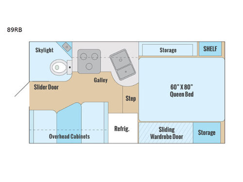 Floorplan - 2017 Adventurer LP (ALP) Adventurer Truck Campers 89RB