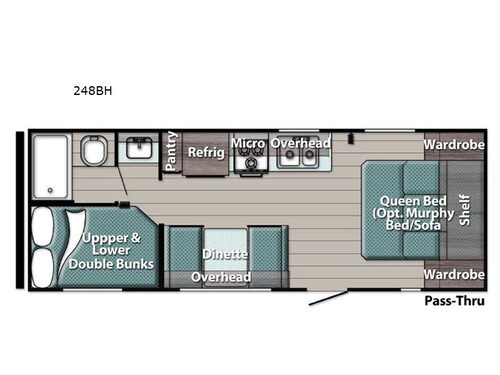Ameri-Lite Ultra Lite 248BH Floorplan