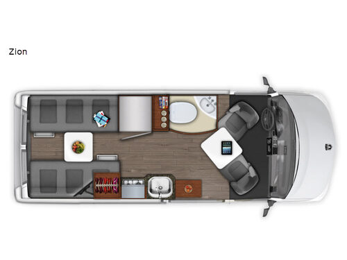 Roadtrek Zion Floorplan