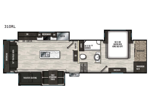 New 2021 Coachmen RV Brookstone 310RL Fifth Wheel at AC Nelsen RV