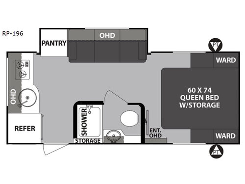 R Pod RP-196 Floorplan