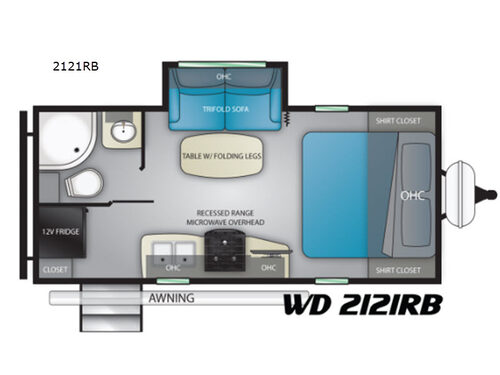 Wilderness 2121RB Floorplan