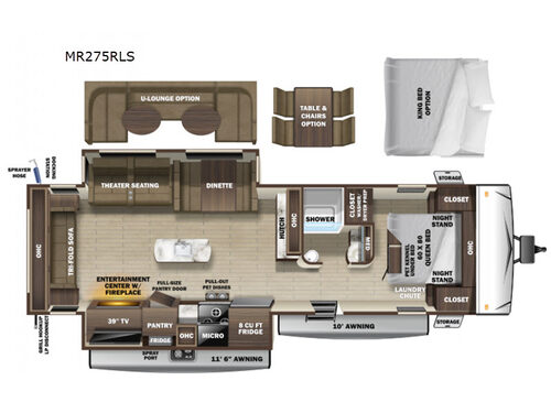 Mesa Ridge Limited MR275RLS Floorplan