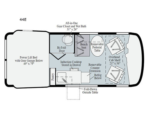 Revel 44E Floorplan