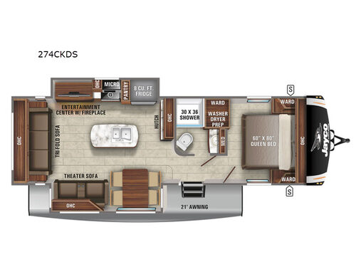 Eagle HT 274CKDS Floorplan