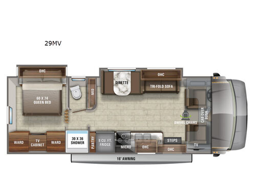 Greyhawk 29MV Floorplan