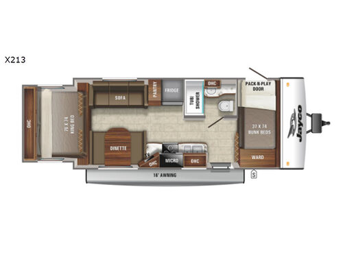 Jay Feather X213 Floorplan