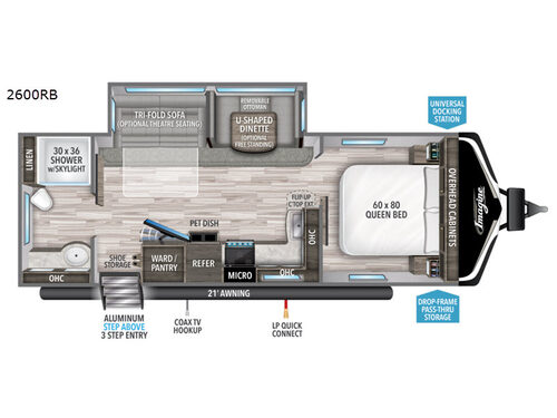 Imagine 2600RB Floorplan