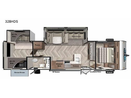 Salem 32BHDS Floorplan