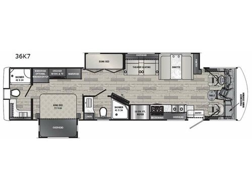 Georgetown 7 Series 36K7 Floorplan