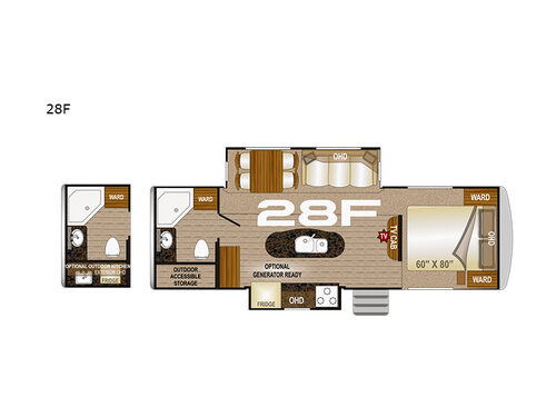 New 2023 Northwood Arctic Fox North Fork 28F Travel Trailer at D&D RV