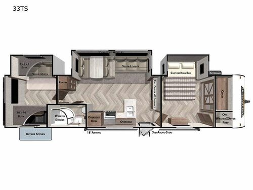 Wildwood 33TS Floorplan