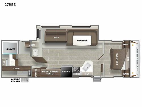 Avenger 27RBS Floorplan