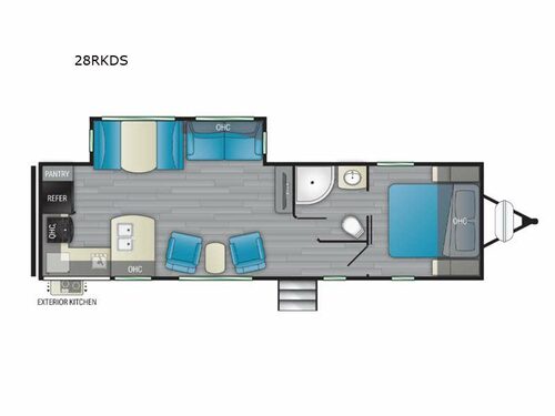 North Trail 28RKDS Floorplan