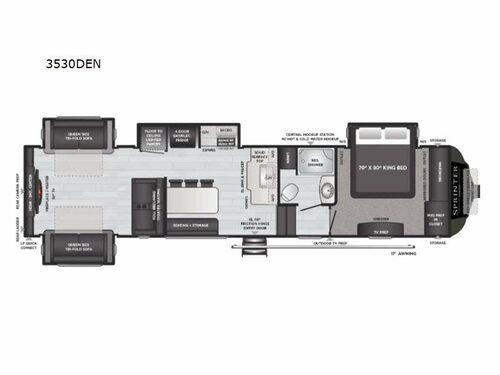 Sprinter Limited 3530DEN Floorplan