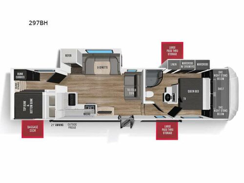 Wildcat 297BH Floorplan