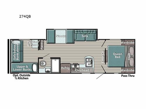 Ameri-Lite 274QB Floorplan