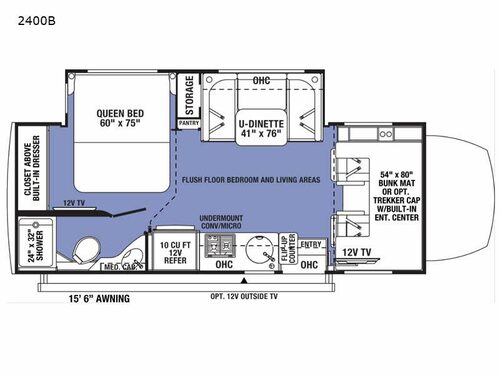 Sunseeker MBS 2400B Floorplan