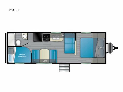 Trail Runner 251BH Floorplan