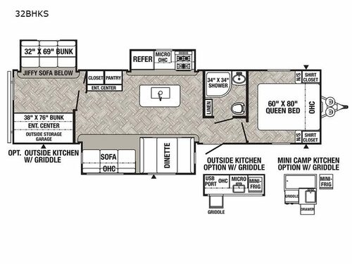 Puma 32BHKS Floorplan
