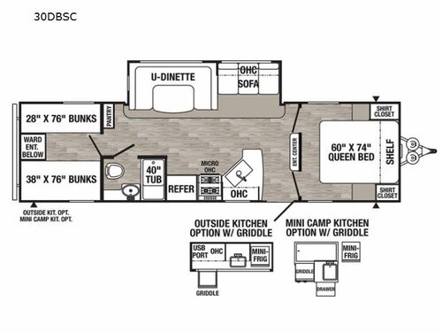 Puma XLE Lite 30DBSC Floorplan