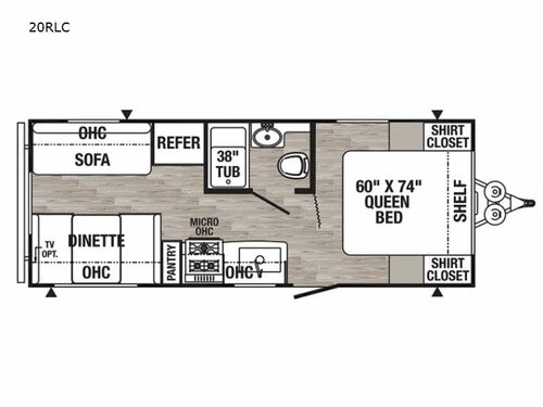 Puma XLE Lite 20RLC Floorplan