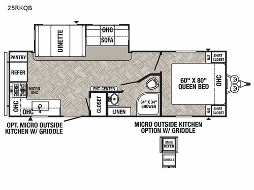 Puma 25RKQB Floorplan